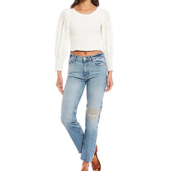 💜Host Pick Free People NEW Jasmine Tea Time Blouse Size Small - Picture 1 of 9